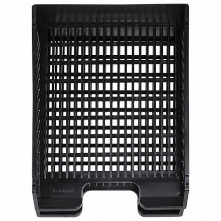 Лотки горизонтальные для бумаг, НАБОР 2 шт. (358х272х138 мм), сетчатые, черные, BRAUBERG-MAXI, 231360 Лотки горизонтальные для бумаг, НАБОР 2 шт. (358х272х138 мм), сетчатые, черные, BRAUBERG-MAXI, 231360