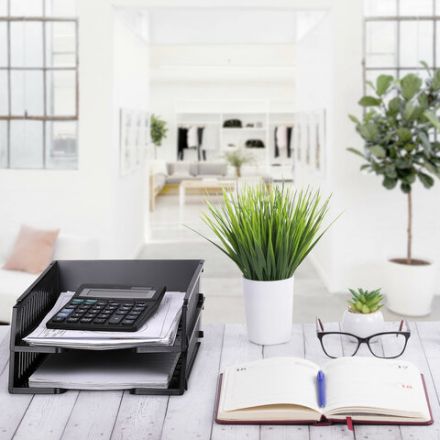 Лотки горизонтальные для бумаг, НАБОР 2 шт. (358х272х138 мм), сетчатые, черные, BRAUBERG-MAXI, 231360 Лотки горизонтальные для бумаг, НАБОР 2 шт. (358х272х138 мм), сетчатые, черные, BRAUBERG-MAXI, 231360