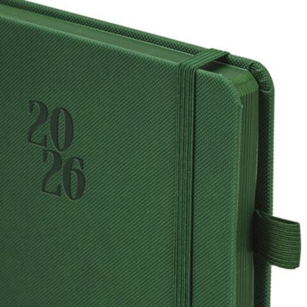 Ежедневник датированный 2026, А5, 138х213 мм, BRAUBERG "Plain", под кожу, резинка, держатель для ручки, темно-зеленый, 117507 Ежедневник датированный 2026, А5, 138х213 мм, BRAUBERG "Plain", под кожу, резинка, держатель для ручки, темно-зеленый, 117507