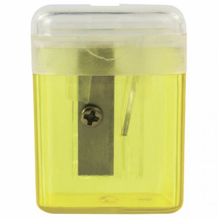 Точилка STAFF "College" PS-533, с контейнером и крышкой, прямоугольная, тонированный ассорти, 226533 Точилка STAFF "College" PS-533, с контейнером и крышкой, прямоугольная, тонированный ассорти, 226533