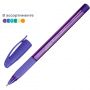 Ручка шариковая одноразовая Attache Glide Trio Grip синяя (толщина линии 0.5 мм)