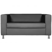 Диван EF_Аполло 2-х мест.к/з Ec.3001/Р2 euroline 9100 черн