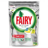 Капсулы д/посудомоечных машин Fairy Platinum All in 1 Лимон 50шт/уп