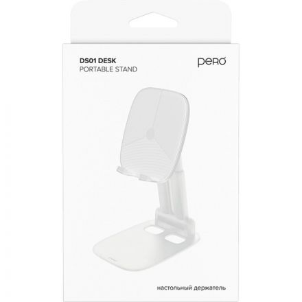 Держатель настольный PERO DS01 белый Держатель настольный PERO DS01 белый