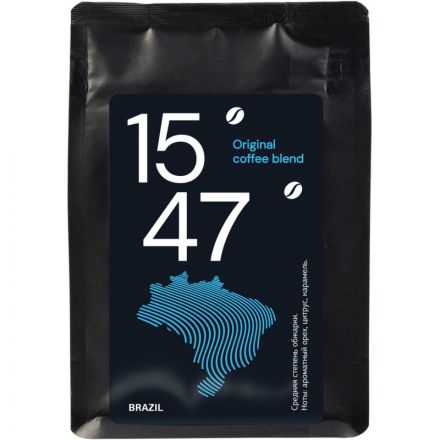 Кофе молотый 15/47 Brazil Original coffee blend, 100% Арабика 250г Кофе молотый 15/47 Brazil Original coffee blend, 100% Арабика 250г