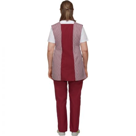 Костюм для горничных и уборщиц у08-СБР бордо (р.60-62)р.158-164 Костюм для горничных и уборщиц у08-СБР бордо (р.60-62)р.158-164