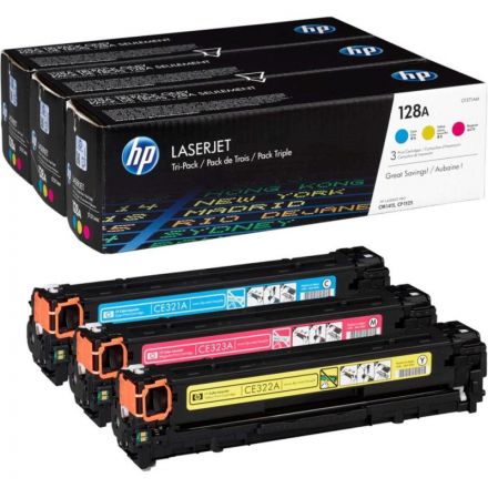 Картридж лазерный HP 128A CF371AM CMY для CLJ CP1525/CM1415 (3шт/уп) Картридж лазерный HP 128A CF371AM CMY для CLJ CP1525/CM1415 (3шт/уп)