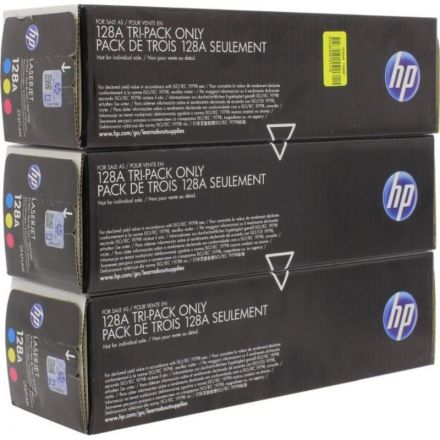 Картридж лазерный HP 128A CF371AM CMY для CLJ CP1525/CM1415 (3шт/уп) Картридж лазерный HP 128A CF371AM CMY для CLJ CP1525/CM1415 (3шт/уп)