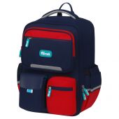 Ранец Först F-Style "Red" 38*26,5*16 см, 1 отделение, 6 карманов, анатомическая спинка Ранец Först F-Style "Red" 38*26,5*16 см, 1 отделение, 6 карманов, анатомическая спинка