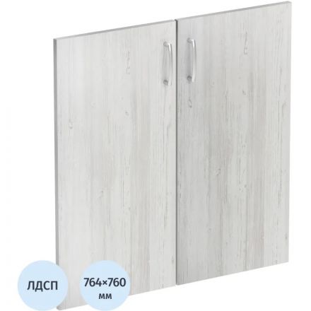 Двери Easy St ЛДСП (2шт.) 908847 сосна винтер/серый В760