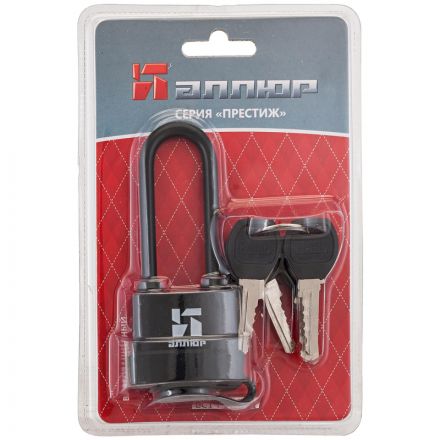 Замок навесной всепогодный_УЗК АЛЛЮР ВС1Ч-374ПД дл. дужка 6 кл. d=6,5мм Замок навесной всепогодный_УЗК АЛЛЮР ВС1Ч-374ПД дл. дужка 6 кл. d=6,5мм