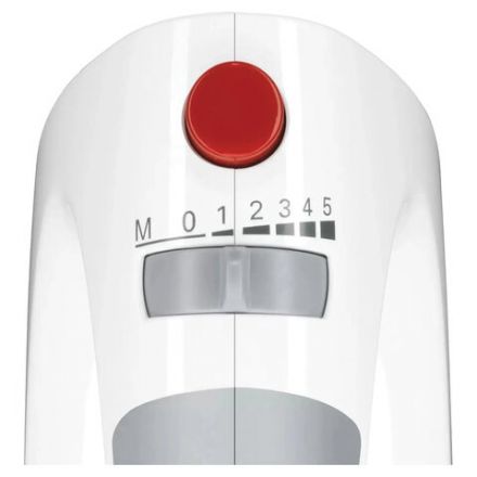Миксер BOSCH MFQ 3540, 450 Вт, 5 скоростей, 2 венчика, 2 крюка для теста, стакан, белый, MFQ3540 Миксер BOSCH MFQ 3540, 450 Вт, 5 скоростей, 2 венчика, 2 крюка для теста, стакан, белый, MFQ3540