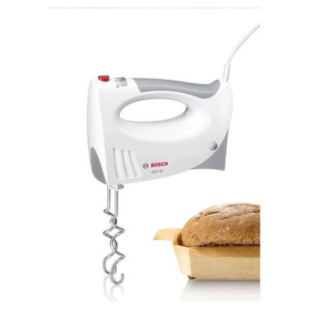 Миксер BOSCH MFQ 3540, 450 Вт, 5 скоростей, 2 венчика, 2 крюка для теста, стакан, белый, MFQ3540 Миксер BOSCH MFQ 3540, 450 Вт, 5 скоростей, 2 венчика, 2 крюка для теста, стакан, белый, MFQ3540