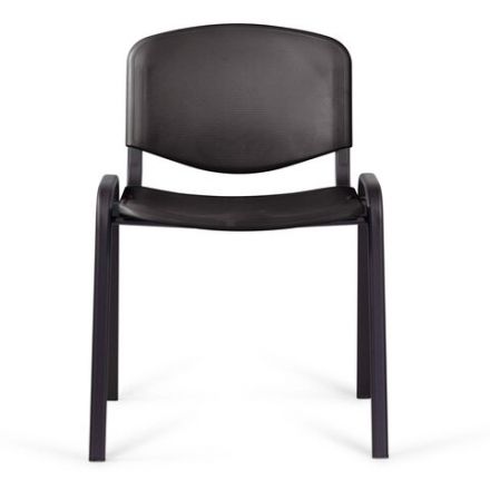 Стул STAFF "Iso Plast CF-009", черный каркас, пластик черный, 532569 Стул STAFF "Iso Plast CF-009", черный каркас, пластик черный, 532569