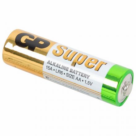 Батарейки КОМПЛЕКТ 4 шт., GP Super G-Tech, AA (LR6, 15А), алкалиновые, пальчиковые, блистер, 15A-2CR4