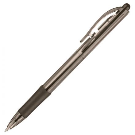 Ручка шариковая автоматическая Pentel BK417-A черная (толщина линии 0.3 мм)