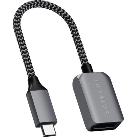 Кабель адаптер Satechi USB-C to USB 3.0. Цвет серый космос