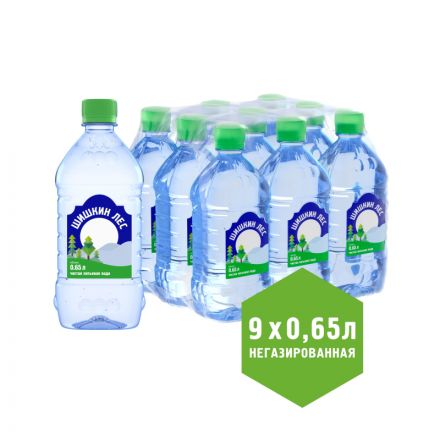 Вода питьевая Шишкин Лес негазированная пэт 0,65л