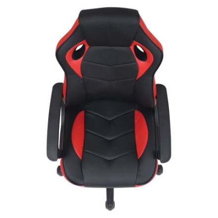 Кресло компьютерное BRABIX "Fighter GM-008", экокожа, черное/красное, 532506 Кресло компьютерное BRABIX "Fighter GM-008", экокожа, черное/красное, 532506