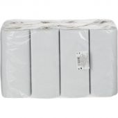 Полотенца бумажные JoyEco белые втор 2 сл, 12 м, 8 шт/уп