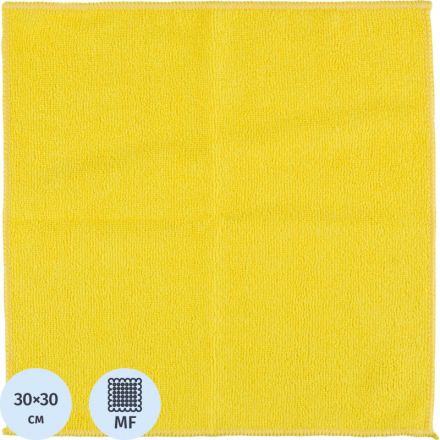 Салфетка хозяйственная из микрофибры универс 280г/м2 30х30см жел