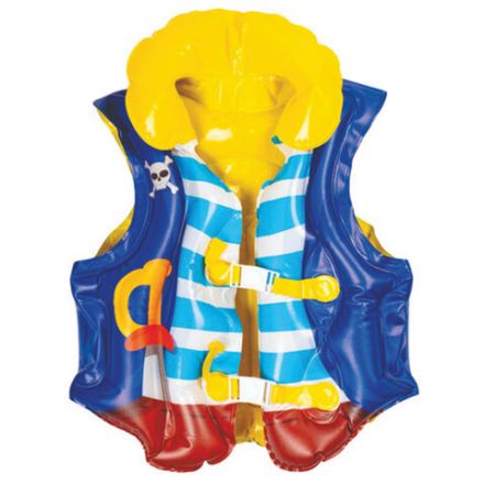 Надувной жилет для плавания, 46x44 см, от 3 лет, АССОРТИ, 2 вида, PLAYMARKET