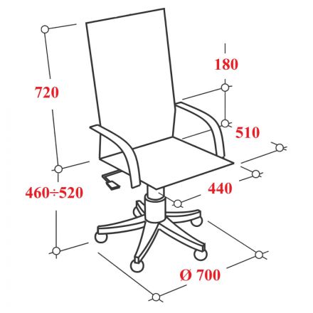 Кресло VT_Chairman Home 600 ткань Т-84 черный Кресло VT_Chairman Home 600 ткань Т-84 черный