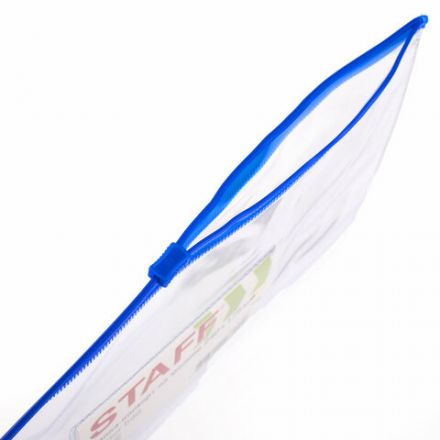 Папка-конверт на молнии МАЛОГО ФОРМАТА (240х175 мм), А5, карман для визиток, прозрачная, 0,12 мм, STAFF, 229548 Папка-конверт на молнии МАЛОГО ФОРМАТА (240х175 мм), А5, карман для визиток, прозрачная, 0,12 мм, STAFF, 229548