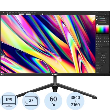 Монитор Sanc N70u (M2750UC) 27/4K/IPS/60Hz/360cd Монитор Sanc N70u (M2750UC) 27/4K/IPS/60Hz/360cd