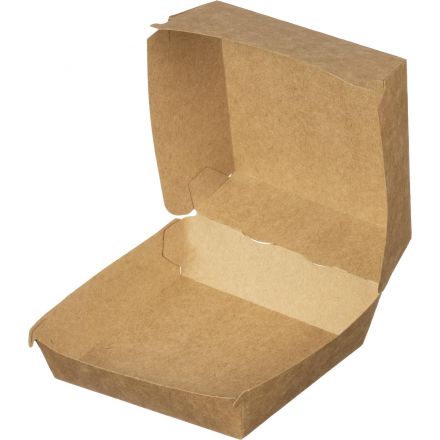Упаковка ECO BURGER M, 100х100х60, крафт, 300 шт/кор