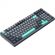 Клавиатура A4Tech Fstyler (FS300 PANDA ROCK)механич. чер/сер USB gamer LED
