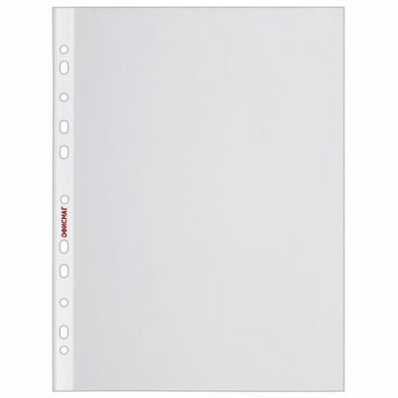 Папки-файлы перфорированные А4 ОФИСМАГ Стандарт, КОМПЛЕКТ 100 шт., гладкие, 40 мкм, 272681