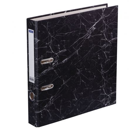 Папка-регистратор OfficeSpace, 50мм, мрамор, черная Папка-регистратор OfficeSpace, 50мм, мрамор, черная
