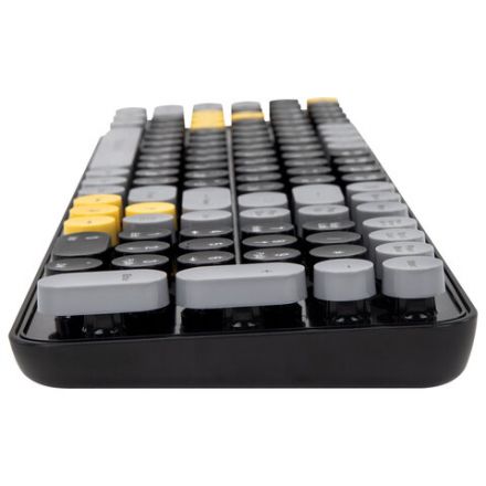 Клавиатура беспроводная USB, 105 клавиш, SONNEN K303BY, черная / серая / желтая, 513952 Клавиатура беспроводная USB, 105 клавиш, SONNEN K303BY, черная / серая / желтая, 513952