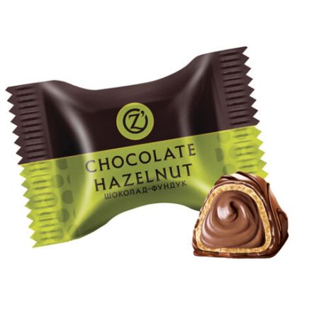 Конфеты вафельные O'ZERA "Chocolate Hazelnut" с начинкой из фундучной пасты в шоколаде, гофрокороб 2 кг, ВК414 Конфеты вафельные O'ZERA "Chocolate Hazelnut" с начинкой из фундучной пасты в шоколаде, гофрокороб 2 кг, ВК414