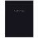 Тетрадь на кольцах А5 175х215 мм, 120 л., твердый картон, клетка, BRAUBERG "Minimal black", 404713