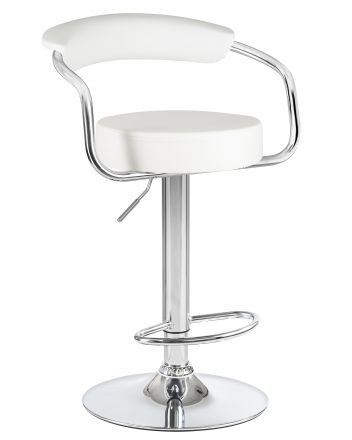 Стул барный DOBRIN MARTA, белый Стул барный DOBRIN MARTA, белый