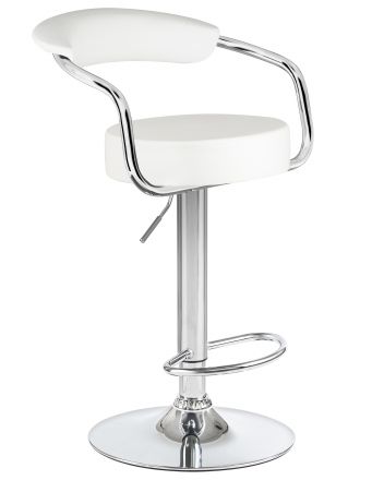 Стул барный DOBRIN MARTA, белый Стул барный DOBRIN MARTA, белый