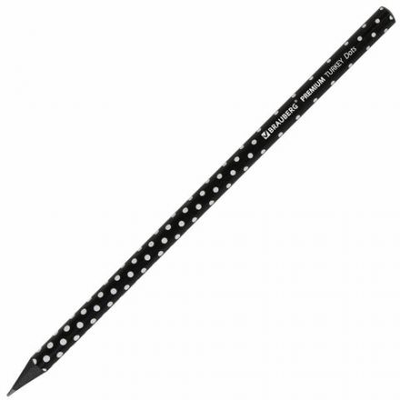 Карандаш чернографитный BRAUBERG "PREMIUM TURKEY", 1 шт., "Dots", НВ, ассорти, дисплей, 181563 Карандаш чернографитный BRAUBERG "PREMIUM TURKEY", 1 шт., "Dots", НВ, ассорти, дисплей, 181563
