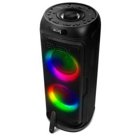 Колонка портативная SVEN PS-770, 100 Вт, TWS, Bluetooth, FM, USB, microSD, LED-дисплей, черный, SV-021719 Колонка портативная SVEN PS-770, 100 Вт, TWS, Bluetooth, FM, USB, microSD, LED-дисплей, черный, SV-021719