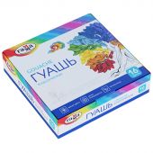 Гуашь Гамма "Классическая", 16 цветов, 20мл, картон. упаковка Гуашь Гамма "Классическая", 16 цветов, 20мл, картон. упаковка