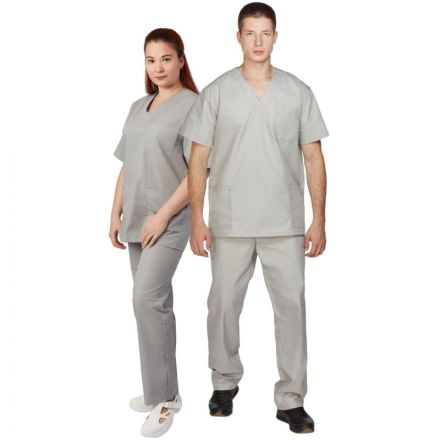 Костюм хирурга универс./м05-КБР серый (р.56-58) р.158-164 Костюм хирурга универс./м05-КБР серый (р.56-58) р.158-164