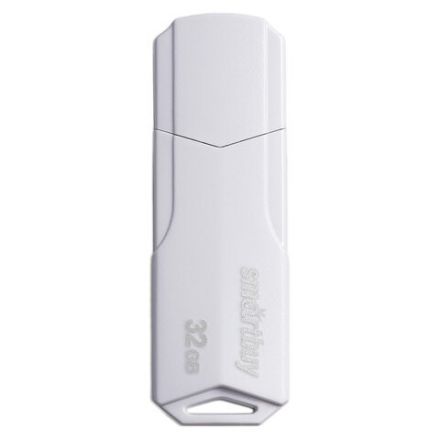 Флеш-диск 32 GB SMARTBUY Clue, USB 2.0, белый, SB32GBCLU-W Флеш-диск 32 GB SMARTBUY Clue, USB 2.0, белый, SB32GBCLU-W