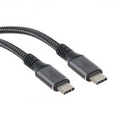 Кабель USB4 VCOM TypeCM(CU540M-1.2M)5K@60Hz, 40GBps, PD 100W, 5A, 1.2м