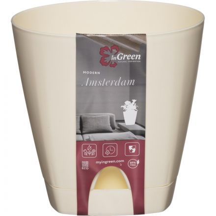 Горшок для цветов AMSTERDAM D 170, 2,5 л Сливочный ING6200СЛ ING6200СЛ Горшок для цветов AMSTERDAM D 170, 2,5 л Сливочный ING6200СЛ ING6200СЛ
