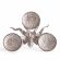 Монетница Secret De Maison OCTOPUS3 ( mod. 9613 ) алюминиевый сплав, 35x26,5x9 см, никель/nickel