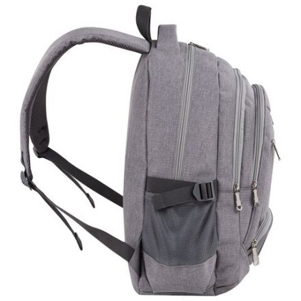 Рюкзак BRAUBERG HIGH SCHOOL универсальный, 3 отделения, "Туман", светло-серый, 46х31х18 см, 270762 Рюкзак BRAUBERG HIGH SCHOOL универсальный, 3 отделения, "Туман", светло-серый, 46х31х18 см, 270762