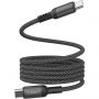 Кабель PERO DC15 ULTIMATE PD Type-C to Type-C, магнитный, 60W, 1.2m, Black Кабель PERO DC15 ULTIMATE PD Type-C to Type-C, магнитный, 60W, 1.2m, Black