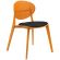 Стул для столовых EL_SHT-S111-CN1 пластик оранжевый/черный