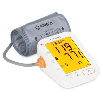 Тонометр АРМЕД YE680B, диапазон давления 0-280 мм рт. ст., диапазон пульса 40-200 уд/мин, автоматический, без поверки, 1977501 Тонометр АРМЕД YE680B, диапазон давления 0-280 мм рт. ст., диапазон пульса 40-200 уд/мин, автоматический, без поверки, 1977501